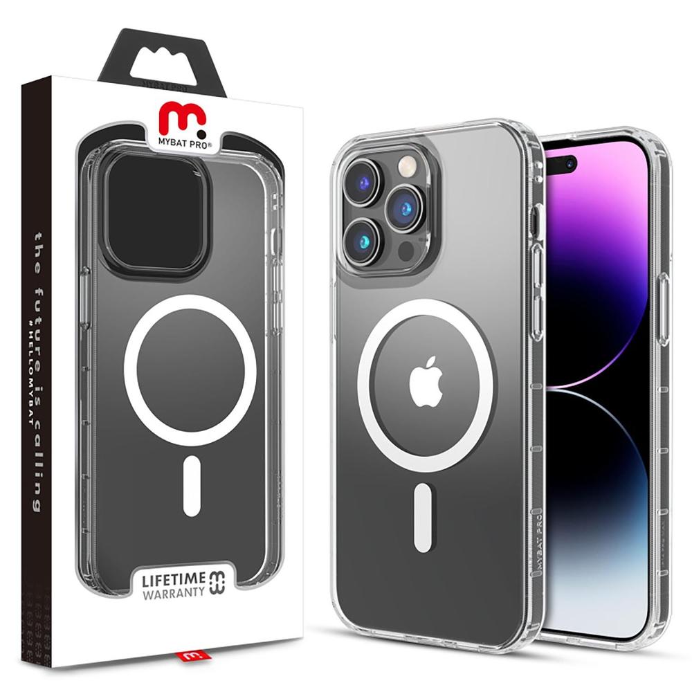 Foto 3 pulgar | Funda Mybat Mood con Magsafe para iPhone 14 Pro MaxTransparente