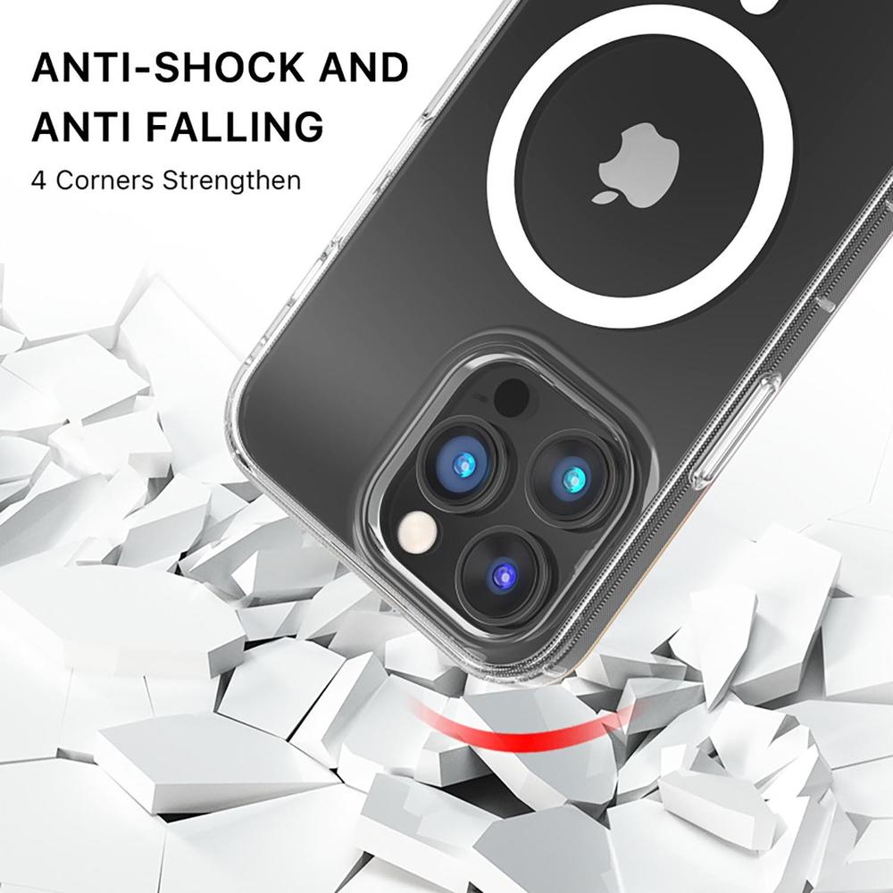 Foto 5 pulgar | Funda Mybat Mood con Magsafe para iPhone 14 Pro MaxTransparente