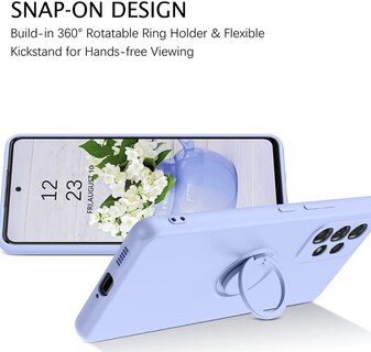 Foto 2 | Funda para Samsung Series Case + Mica de Cristal Templado Purple