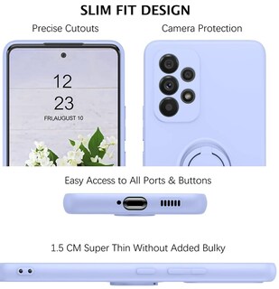 Foto 5 | Funda para Samsung Series Case + Mica de Cristal Templado Purple