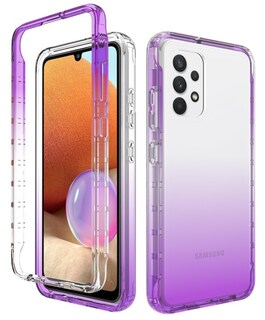 Foto 1 | Funda 360 Uso Rudo Bicolor Transparente Funbu Samsung/huawei (samsung A13 4g) Color Morado