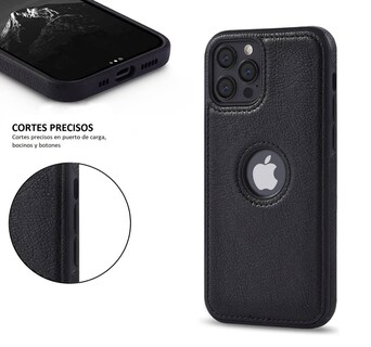 Foto 3 | Funda Funbu Tipo Piel color Negro para iPhone 11