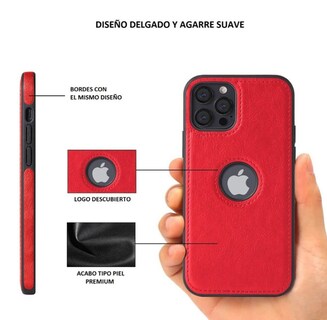 Foto 2 | Funda para iPhone 11 Funbu tipo Piel color Rojo