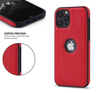 Foto 3 | Funda para iPhone 11 Funbu tipo Piel color Rojo