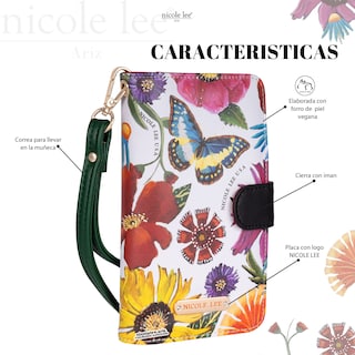 Foto 2 | Funda Universal para Celular Marca Nicole Lee Multicolor