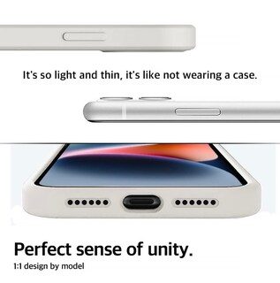 Foto 2 | Funda de Silicona Funbu color Blanco para Teléfono para iPhone 11 Pro Max