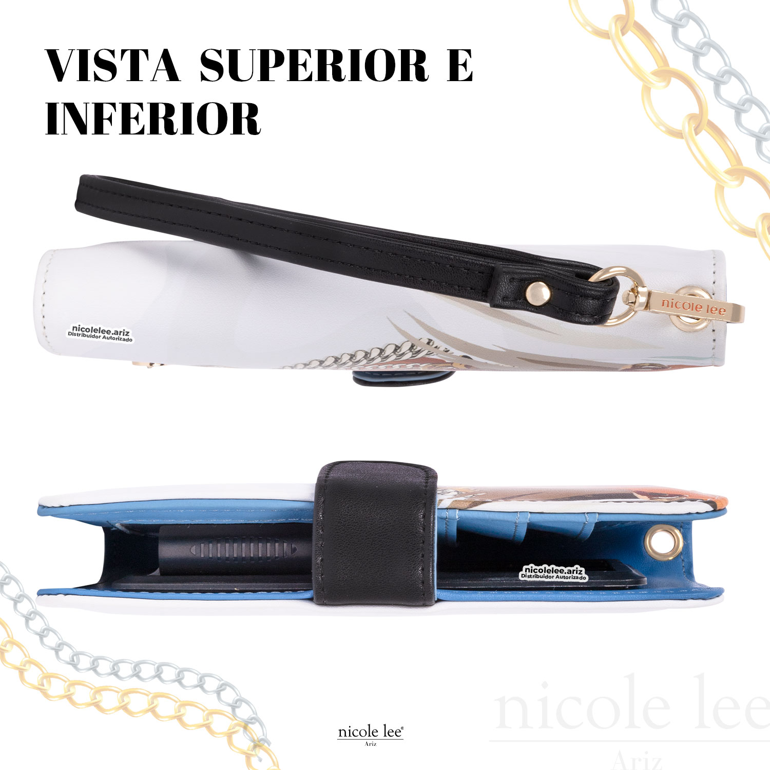 Foto 6 pulgar | Funda Universal para Celular Nicole Lee Goddess Of Love
