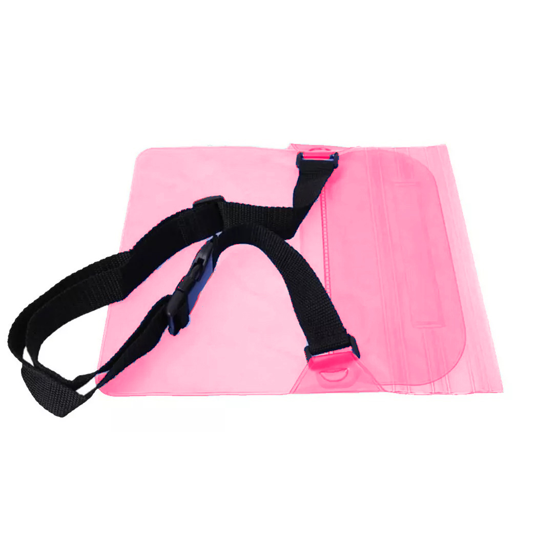 Foto 3 pulgar | Bolsa Protectora Impermeable color Rosa para Celular