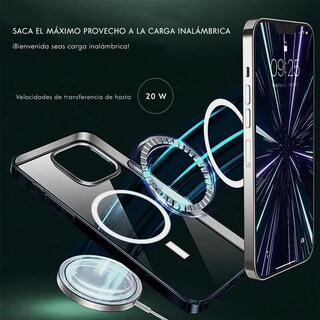 Foto 7 | Funda Magnética para iPhone 11 Pro/11 Pro Max/12 Mini/12 Pro/12 Pro Max/13 Pro/13 Pro Max