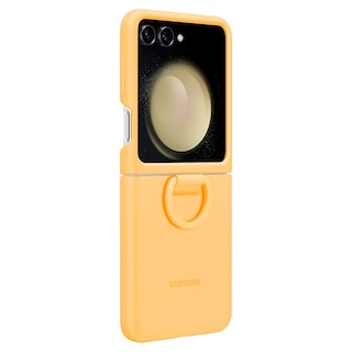 Foto 2 | Funda Samsung EF-PF731TOEGMX Naranja para Galaxy Flip 5 Silicone Cover con Anillo