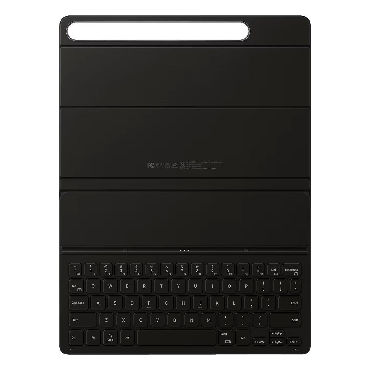 Foto 3 pulgar | Funda Samsung EF-DX710BBSGMX Negra para Galaxy Tab S9 Cover Keyboard Slim