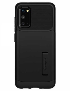Foto 3 | Funda Spigen Galaxy S20 Negra Slim Armor