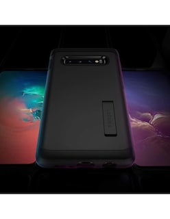 Foto 3 | Funda Spigen Para Samsung Galaxy S10 Tough Armor - Negra