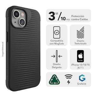 Foto 2 | Case ZAGG Luxe Snap PCR para iPhone 15 Pro