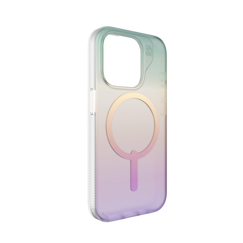 Foto 6 pulgar | Case Zagg Milan Sanp Iridiscente para iPhone 15 Pro
