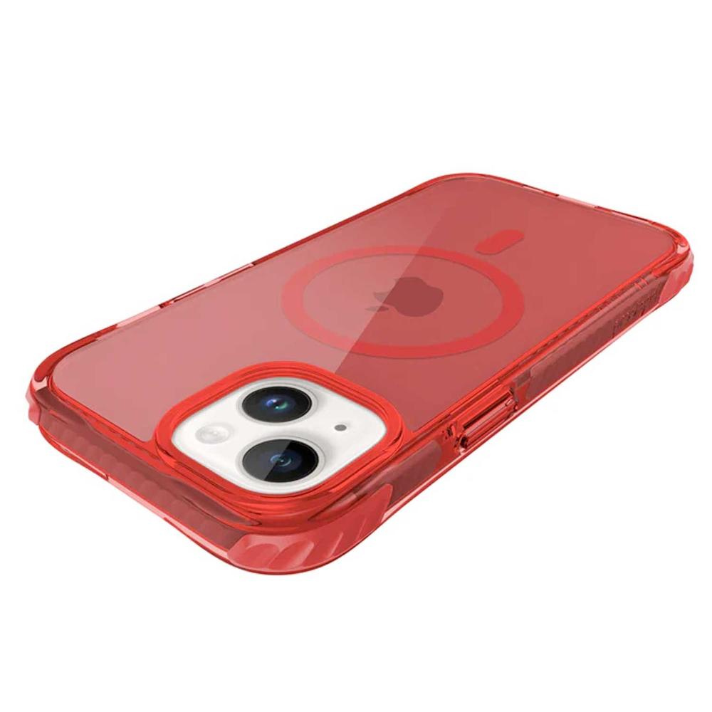 Foto 4 pulgar | Funda Prodigee Safetee Neo Magsafe para iPhone 15 Rojo