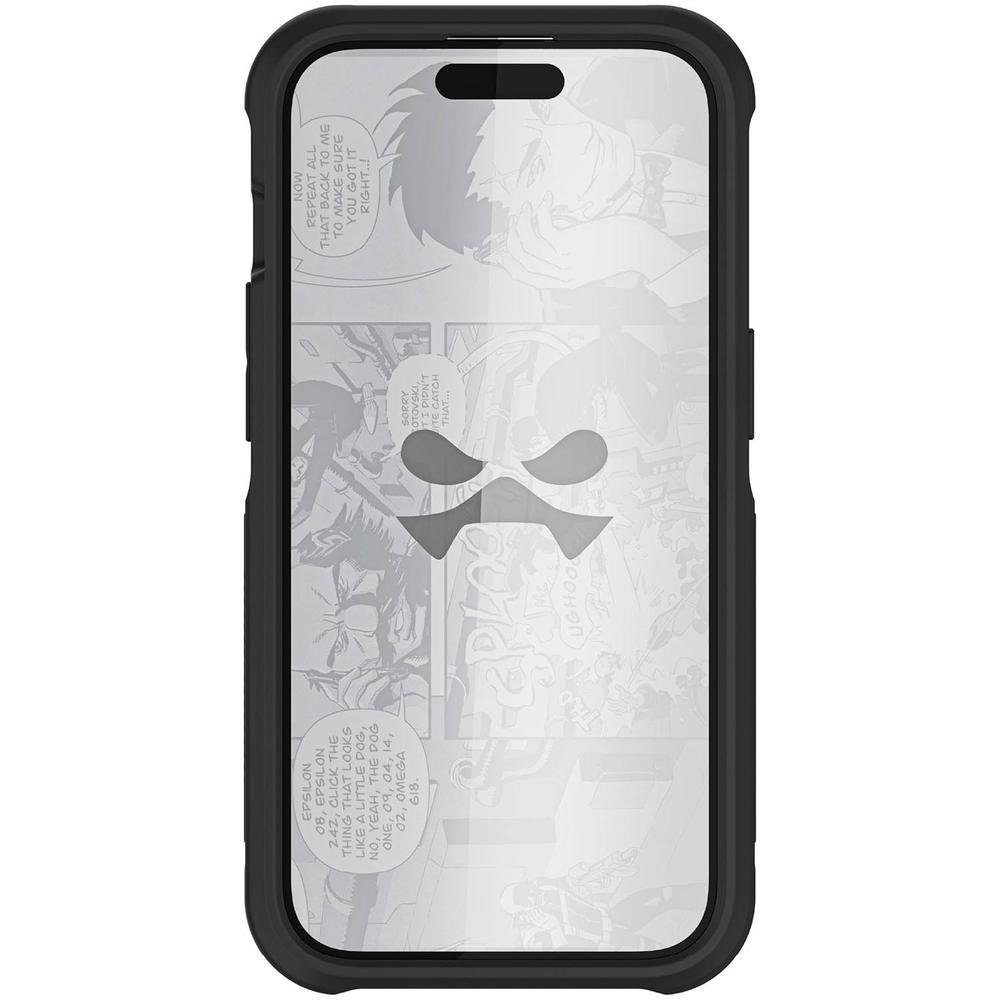 Foto 5 pulgar | Funda Ghostek Atomic para IPhone 15 Pro Aluminio Negra Transp Magsafe