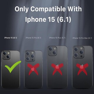 Foto 4 | Funda + Mica Protectora Mybat Maverick Magsafe Clip para Iphone 15 Verde