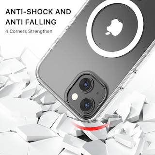 Foto 3 | Funda Mybat Mood con Magsafe para iPhone 15 Plus Transparente