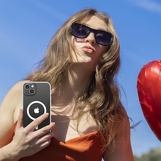 Foto 7 | Funda Mybat Mood con Magsafe para iPhone 15 Plus Transparente