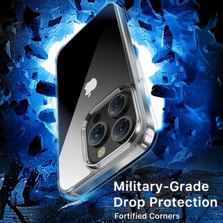 Foto 4 | Funda Mybat Gummy para iPhone 15 Pro Transparente