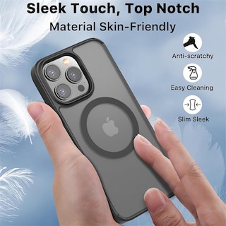 Foto 8 | Funda Mybat con Magsafe color Negro para iPhone 15 Pro