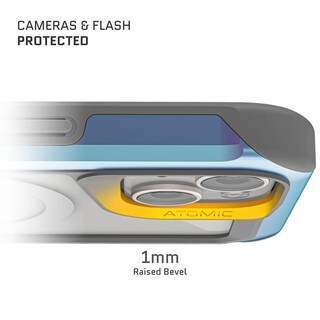 Foto 7 | Funda Ghostek Atomic para IPhone 15 Plus Aluminio Prismatic Transp Magsafe