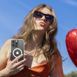 Foto 6 | Funda Mybat Mood con Magsafe para iPhone 15 Pro Max Transparente