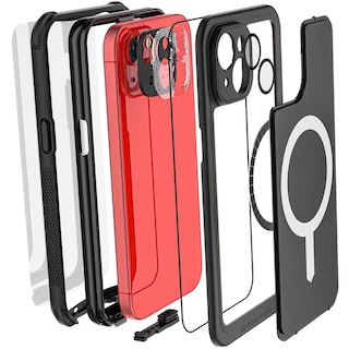 Foto 4 | Funda Ghostek Nautical Clip para IPhone 15 Negra Magsafe Contra Agua