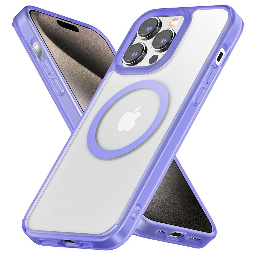 Funda Mybat con Magsafe color Violeta para iPhone 15 Pro $567