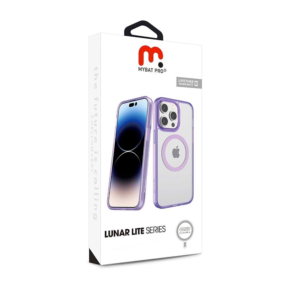 Foto 3 pulgar | Funda Mybat con Magsafe color Violeta para iPhone 15 Pro