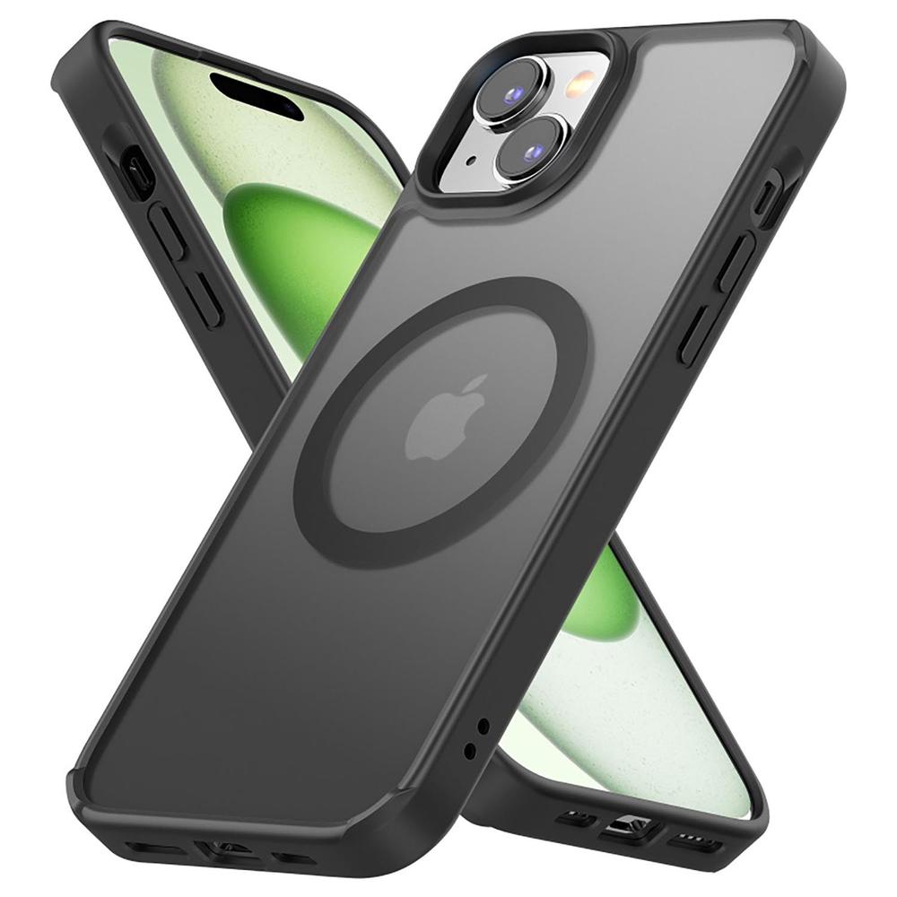 Funda Mybat con Magsafe color Negro para iPhone 15 Plus