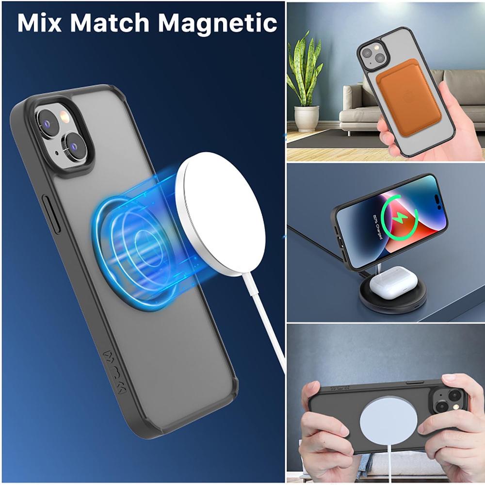 Foto 3 | Funda Mybat con Magsafe color Negro para iPhone 15 Plus