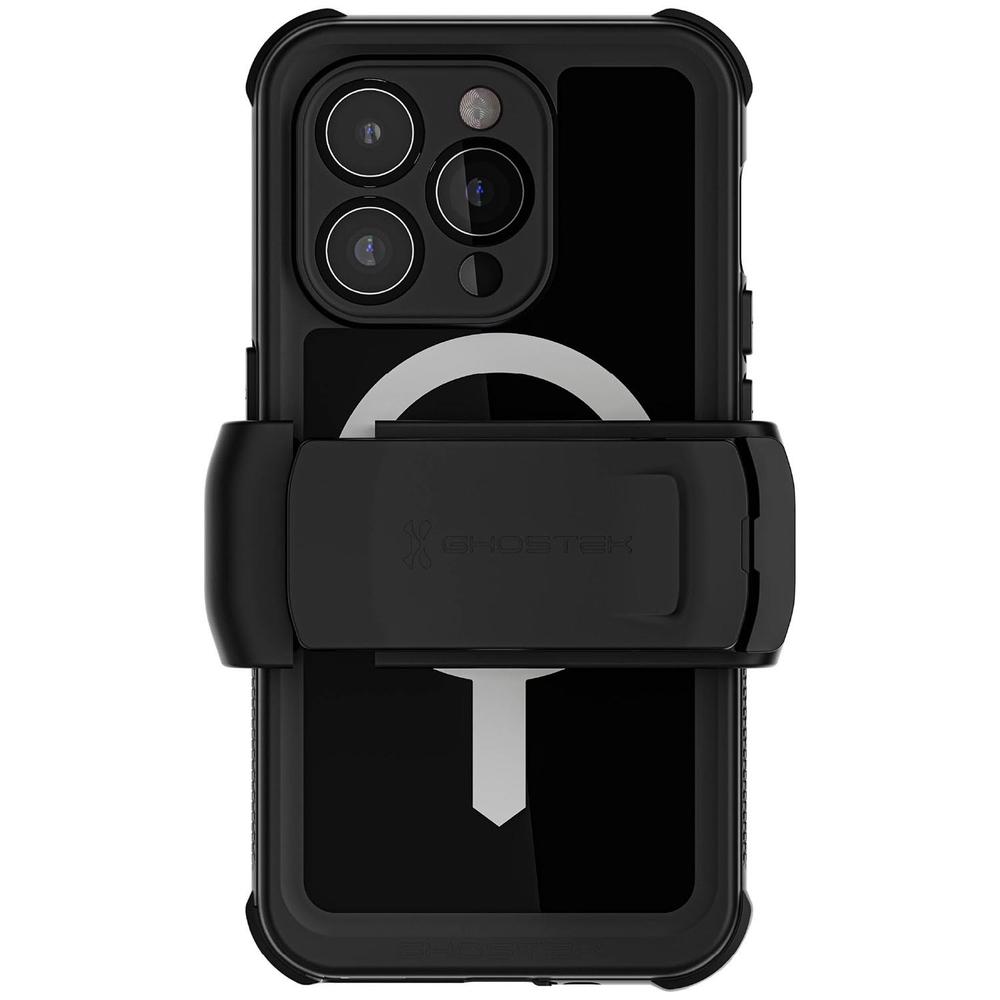Funda Ghostek Nautical Clip para IPhone 15 Pro Negra Magsafe Contra Agua