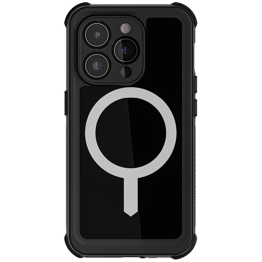 Foto 3 pulgar | Funda Ghostek Nautical Clip para IPhone 15 Pro Negra Magsafe Contra Agua