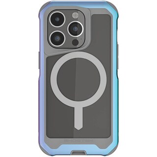 Foto 2 | Funda Ghostek Atomic para IPhone 15 Pro Aluminio Prismatic Transp Magsafe