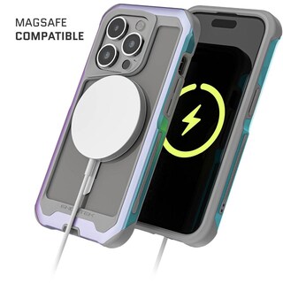Foto 4 | Funda Ghostek Atomic para IPhone 15 Pro Aluminio Prismatic Transp Magsafe