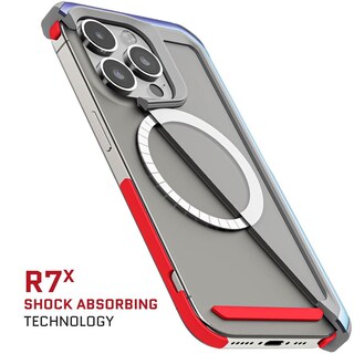 Foto 7 | Funda Ghostek Atomic para IPhone 15 Pro Aluminio Prismatic Transp Magsafe