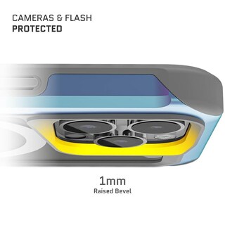 Foto 8 | Funda Ghostek Atomic para IPhone 15 Pro Aluminio Prismatic Transp Magsafe