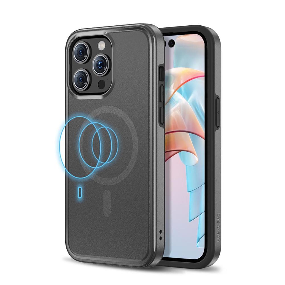 Foto 2 pulgar | Funda Mybat con Magsafe para Iphone 15 Pro Max Negra