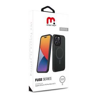Foto 2 | Funda Mybat con Magsafe para Iphone 15 Pro Max Negra