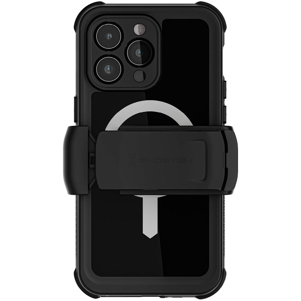 Funda Ghostek Nautical Clip para IPhone 15 Pro Max Negra Magsafe Contra Agua