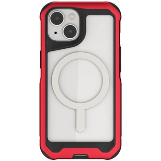 Foto 2 | Funda Ghostek Atomic para IPhone 15 Plus Aluminio Roja Transp Magsafe