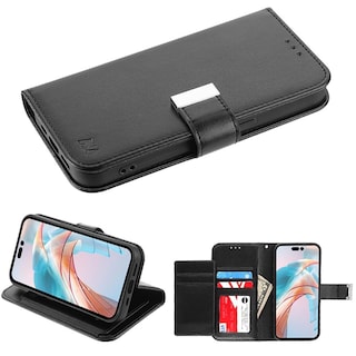 Foto 2 | Funda Mybat Cartera para iPhone 15 Pro Max Negra Myjacket Wallet