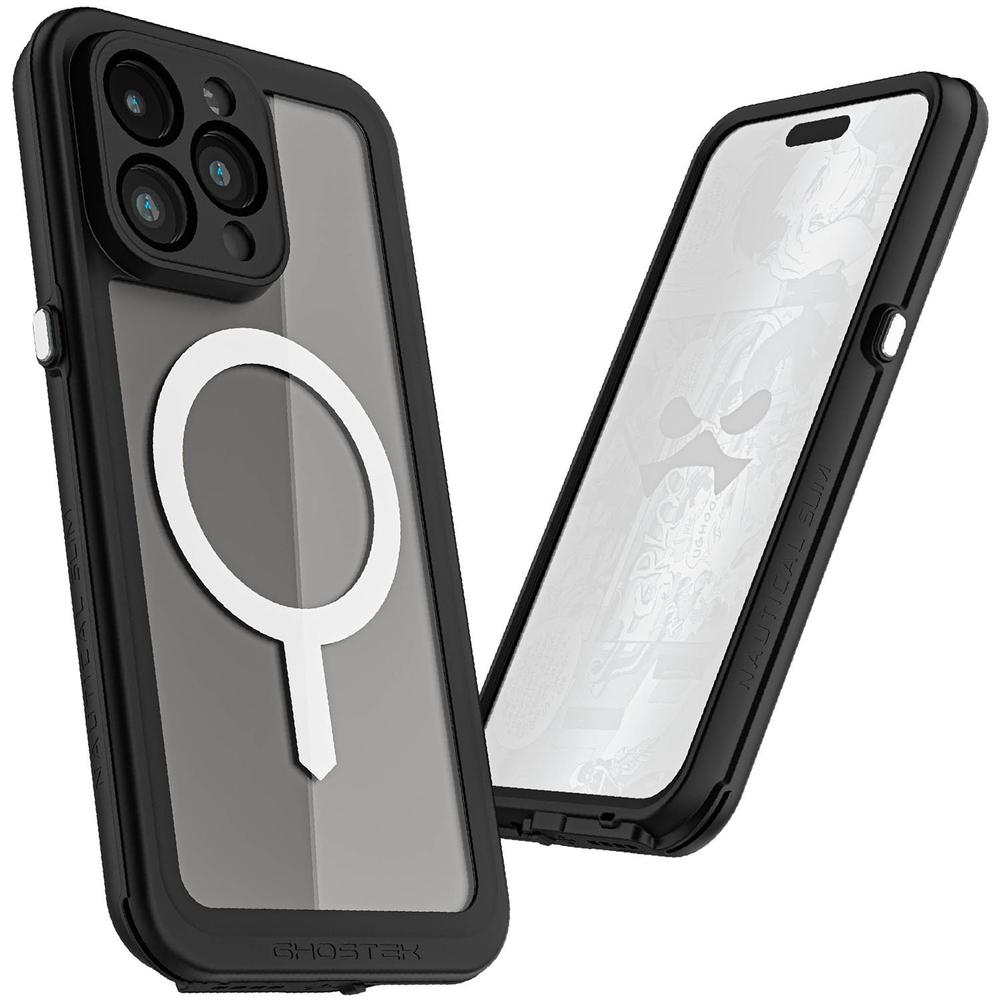Foto 3 pulgar | Funda Ghostek Nautical Para Iphone 15 Pro Max Transparente Magsafe Contra Agua