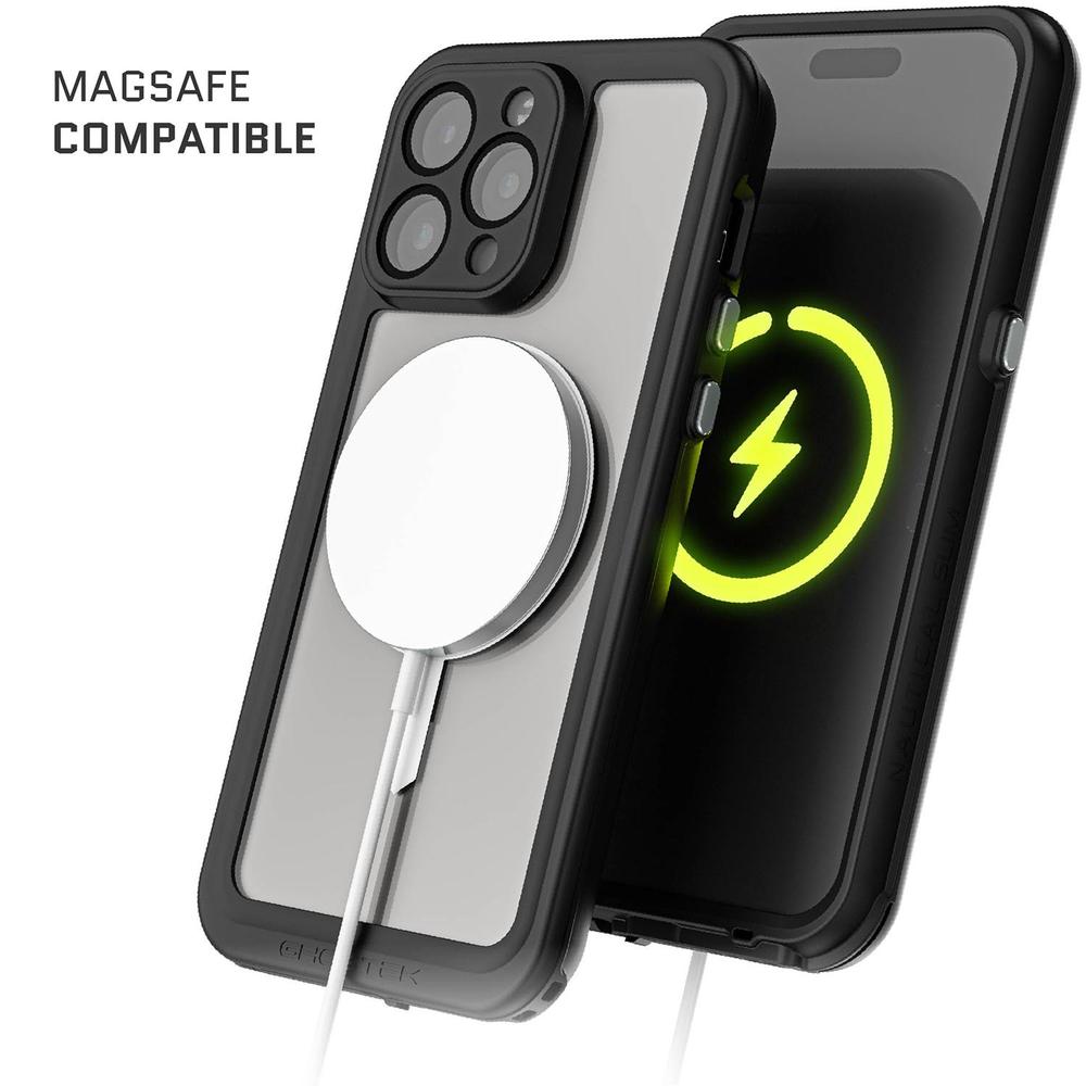 Foto 8 pulgar | Funda Ghostek Nautical Para Iphone 15 Pro Max Transparente Magsafe Contra Agua