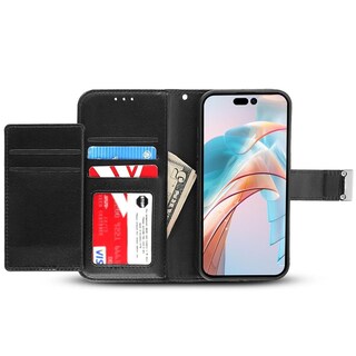 Foto 1 | Funda Mybat Cartera para iPhone 15 Plus Negra Myjacket Wallet
