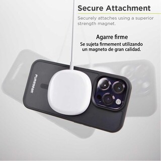 Foto 4 | Funda Puregear Slimshell Pro Negro Translúcido para iPhone 15 Pro
