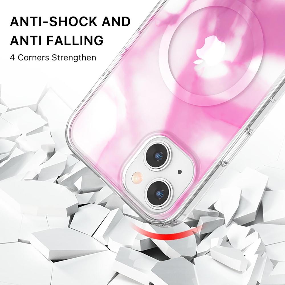 Foto 4 pulgar | Funda Mybat Mood Con Magsafe para iPhone  15 Plus Blushing