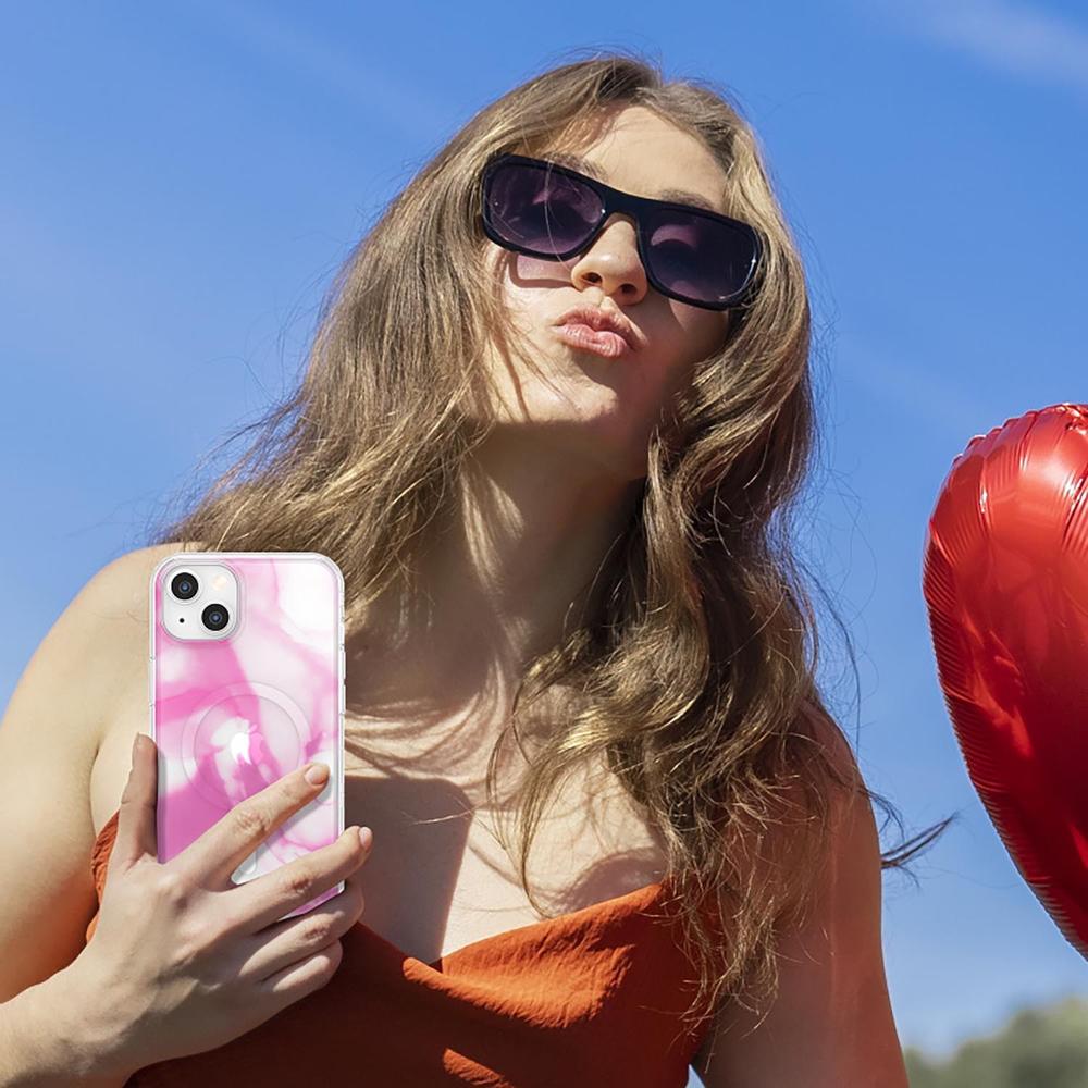 Foto 7 pulgar | Funda Mybat Mood Con Magsafe para iPhone  15 Plus Blushing
